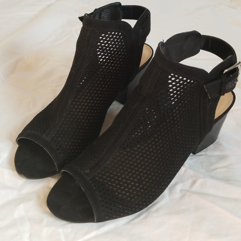 Unisa open toe mesh heeled sandal